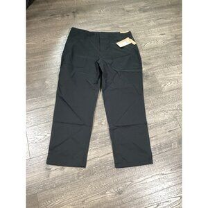 Eddie Bauer Womens Adventure Pants Black Size 8 UPF 50+ Outside Wear Clothes New